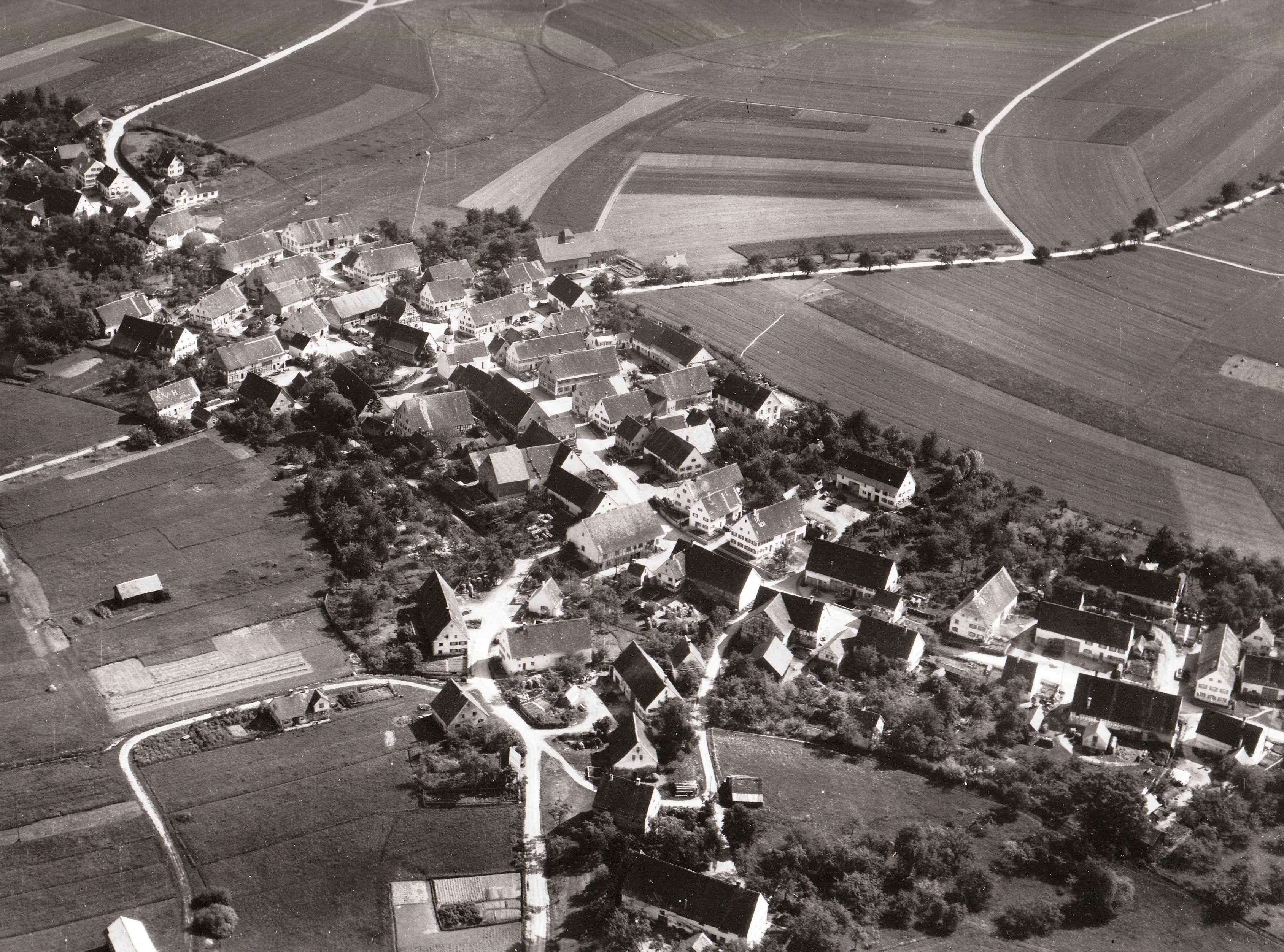 Luftbild Tiefenbach anno 1938